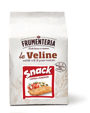 Le Veline Snack con pomodori e capperi - La Frumenteria 120g